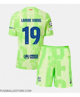 Günstige Barcelona Lamine Yamal #19 3rd trikot Kinder 2024-25 Kurzarm (+ Kurze Hosen)